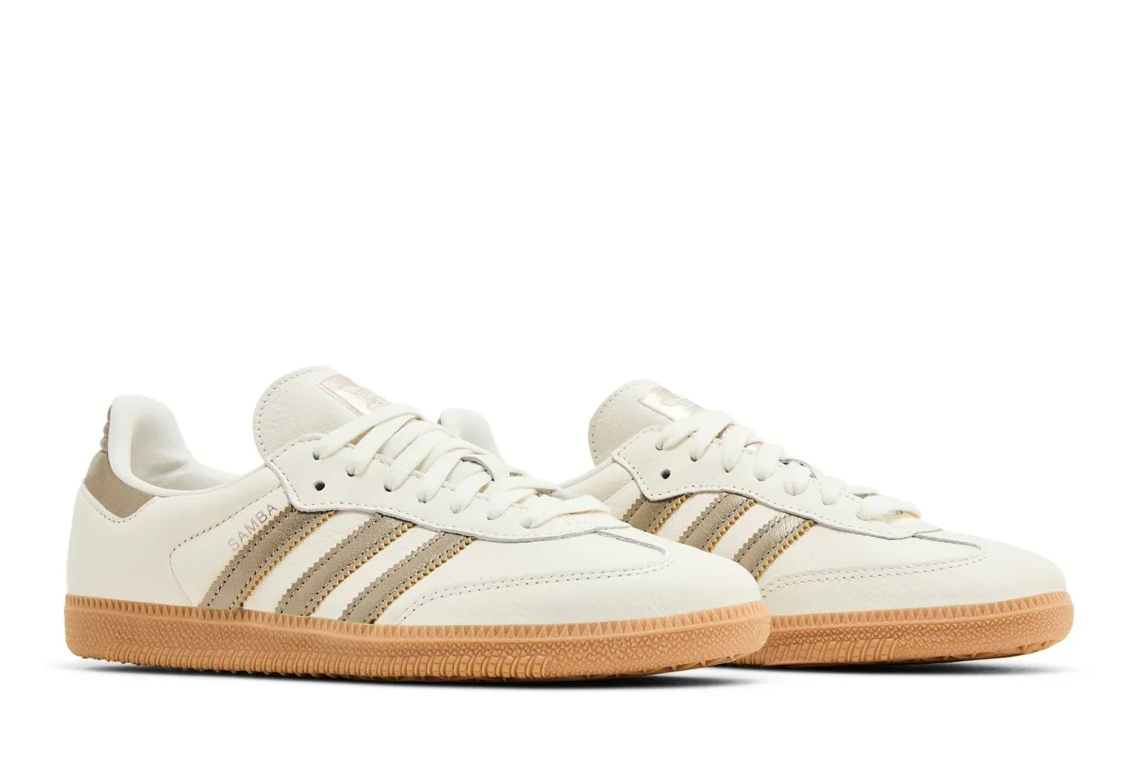 Adidas Samba OG Off White Cyber Metallic Branco